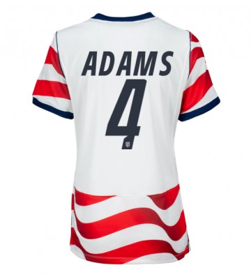 Förenta stater Tyler Adams #4 Hemmatröja Dam VM 2026 Kortärmad